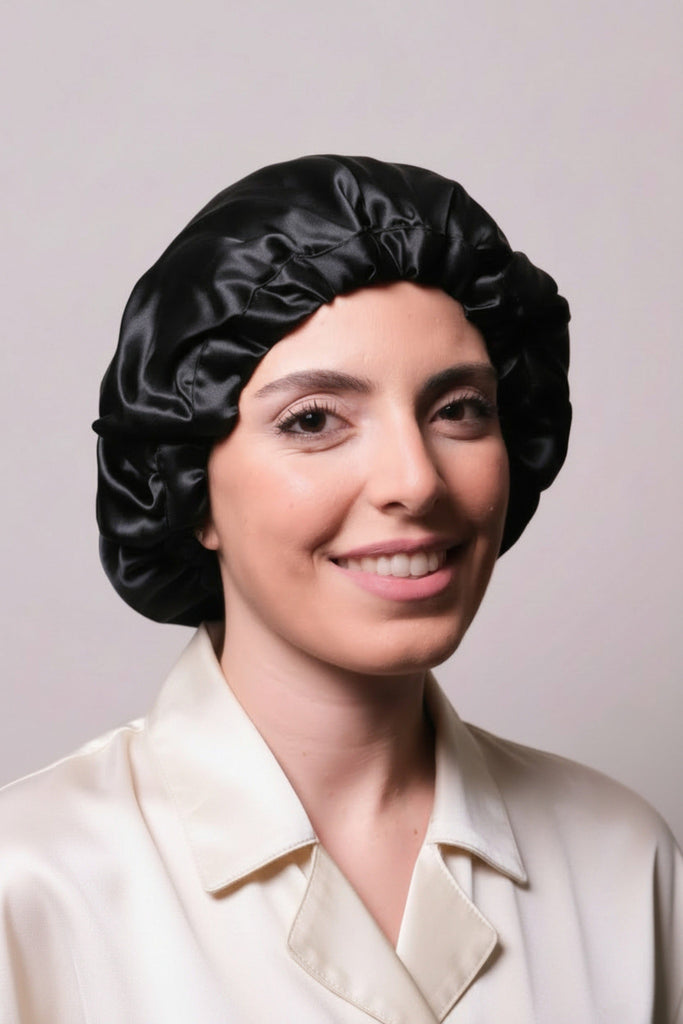 silkburys 100% Silk Hair Bonnet & Sleep Cap (Inside & Out)
