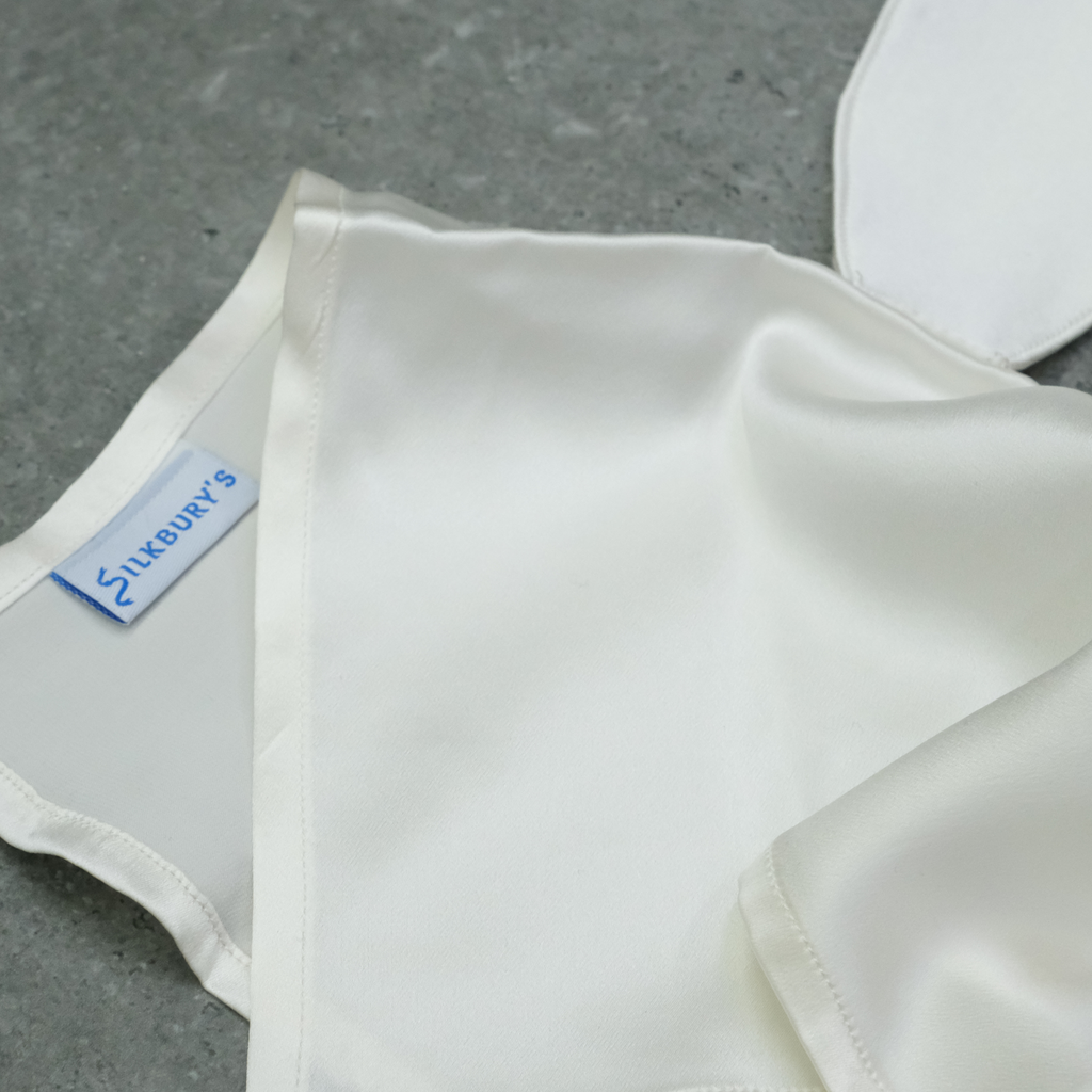 Silk Baby comforter or soother used to comfort baby , gentle on skin