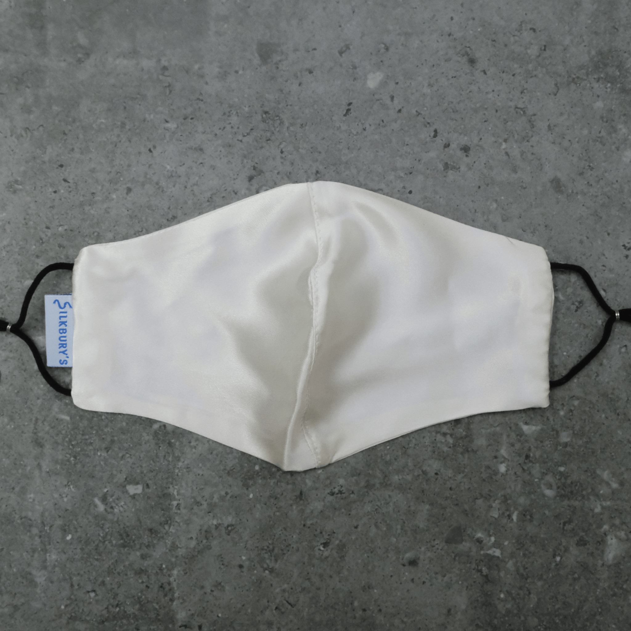silkburys Off White Face Mask